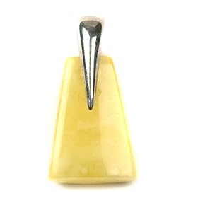 Butterscotch Amber and Sterling Silver Classic Pendant