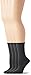 PEDS Women's Charcoal Heather Ladies Dress Crew Socks, 4 Pairs