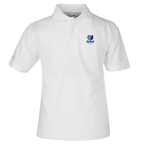 Antigua Memphis Grizzlies Youth (Sizes 8-20) Pique Xtra-Lite Polo