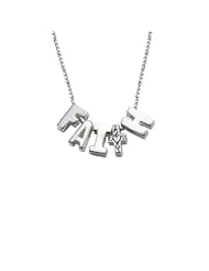Sterling Silver with Heart Pendant Necklace, 18"