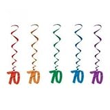 70 Whirls (asstd colors) Party Accessory  (1 count) (5/Pkg)