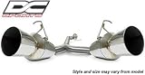 DC Sports Dual Canister Stainless Steel Cat Back Exhaust for 2003 Hyundai Tiburon V6