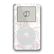 Boomerang Pink Design iPod 4G Protective Decal Skin Sticker