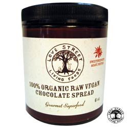 Chocolate Spread, Raw Organic Vegan, Agave Nectar Sweetened, CASE ORDER - 12 jars
