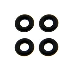 14 Gauge RETAINER Replacement Black Rubber O-Rings - 4 Pack