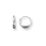 Silver, 13mm Endless Hoop Earrings