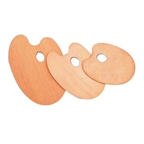 BEECHWOOD PALETTE, LARGE OVAL by Alvin