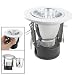 Silver Tone White E27 Round Vertical Recessed Downlight Holder