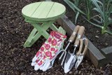 Laura Ashley 3A097067 A Moment's Peace Garden Tool Set with Stool