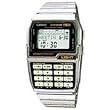 Casio Night Glo Keypad 150 Memory Metal Band Databank Watch Model DBC-1500B-1
