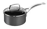 Tefal by Jamie Oliver 20 cm Hard Anodised Saucepan with Lid, Induction Compatible