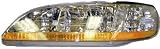 HEADLIGHT Left LH (Driver) for HONDA Accord Coupe (1998-2000), Lens & Housing, 1998 1999 2000 98 99 00