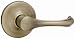 Kwikset 488DNL 5 CP Security Dorian Dummy Lever, Antique Brass