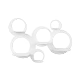 Boon Flaunt 6 Shelf Wall Display, Coconut