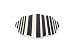 T&G  Line Art Trivet in Black Stripe Ceramic (Gift Boxed) d18.5x1cm
