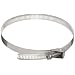 Dixon LSS Series Stainless Steel 301 Quick Release Worm Gear Clamp with SAE 410 Stainless Screw