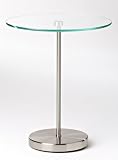 Beistelltisch / Glas / Edelstahl / UVP 119.50 EURO