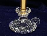 Glass Chamberstick - Chime and Mini Candle Holder for 1/2