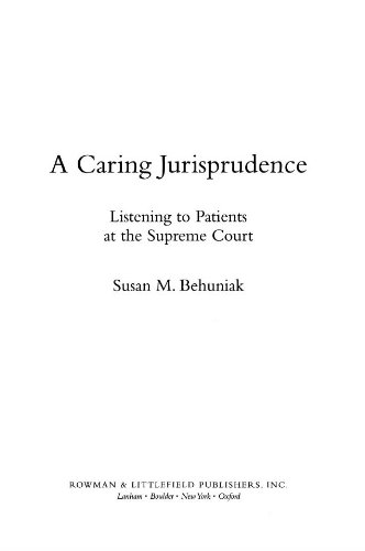 A Caring Jurisprudence: Listening to Patients at the Supreme Court