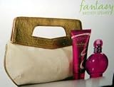 Womens designers Perfume by Britney Spears, ( FANTASY GIFT SET ( EAU DE PARFUM SPRAY 3.3 oz + WORK YOUR MAGIC BODY SOUFFLE 3.3 oz + GOLD HANDLE WHITE CLUTCH BAG) ) + On Sale ) - @Up To 55% Off
