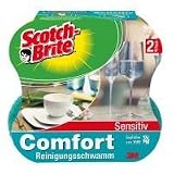 Produkt-Bild: Scotch Brite Reinigungsschwamm Scotch-Brite Comfort-Sensitiv VE=2 St&uuml;ck