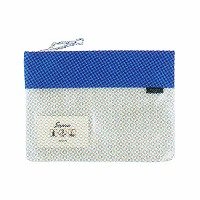 【クリックで詳細表示】セキセイ セグレス メッシュケース A5タイプ ブルー AZ-2325： 文房具・オフィス用品