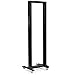 StarTech.com 42U 2 Post Open Frame Rack with Casters 2POSTRACK (Black)