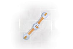 Suction Cup Dual Rotating Grab Bar, with Red/green Indicators 20 Inches Long