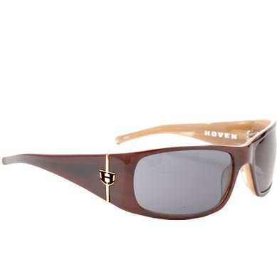 Click here to buy HOVEN EXCUSE 35-7901 CARMEL HANDMADE ACETATE FRAME GREY LENS PLASTIC SUNGLASSES..