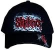 SLIPKNOT - Silver Ornament - Black FlexFit Baseball Cap / Hat