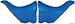 Hudz Campagnolo Hoods Blue for 10-Speed