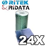 500 Ritek Ridata Business Card 24X CD-R 50MB White Inkjet /w Vinyl Sleeves