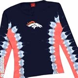Denver Broncos Juniors Tie Dye Long Sleeved T-shirt