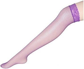 Best Match Sexy Lingerie Sexy Fishnet Stockings Temptation Barreled Lace Fishnet Stockings (B underwear-purple)