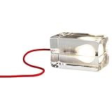 Design House Stockholm Block Lamp, Red Cord