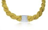 Harpo's Diamond 18k Two Tone Gold Necklace
