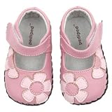 Pediped Originals * Abigail -- Pink * Soft Leather-Soled Shoes! SMALL (US size: 4-4.5 / 6-12 months / EU Size 19)