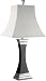Montecito Table Lamp - Chrome - Dark Walnut