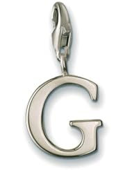 Thomas Sabo Letter "G" Charm, Sterling Silver