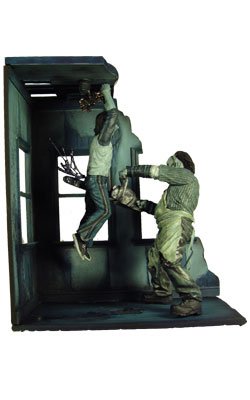 Mezco Toyz Cinema of Fear Screen Grabs Series 2 Diorama The Texas Chainsaw Massacre[Nightime Version]