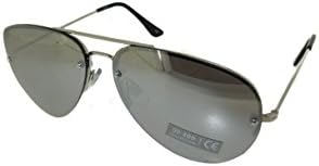 Original Aviator Frameless Mirrored Unisex Sunglasses