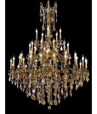 Elegant Lighting 9245g54fg Gt Rc Rosalia 45 Light Large Foyer