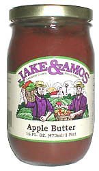 Apple Butter 3 jars: Jake and Amos by Apples