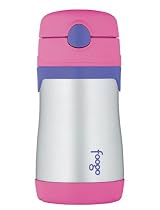 Thermos Foogo Phases Leak Proof Stainless Steel Straw Bottle, 10 Ounce, Pink/Purple
From Thermos

