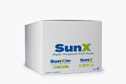 Sunx30+, 25 Multi-purpose Dual-pack Towelette/Lotion Combo by CoreTex