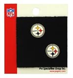 PITTSBURGH STEELERS STAINLESS STEEL POST LOGO EARRINGS