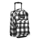  : JanSport Superbreak Wheeled Backpack (Black/White Plaid)