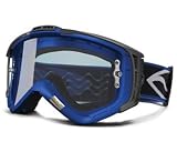 Smith Intake Enduro Motorcycle Goggles Blue Frame w/Dual Airflow Clear Lens