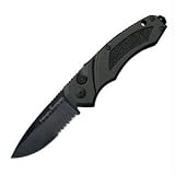 Schrade SC70BS Extreme Survial Assisted Opening Serrated Black Blade W/ Glass Breaker