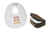 Hop Skip Jump Bib in Mini-Suitcase